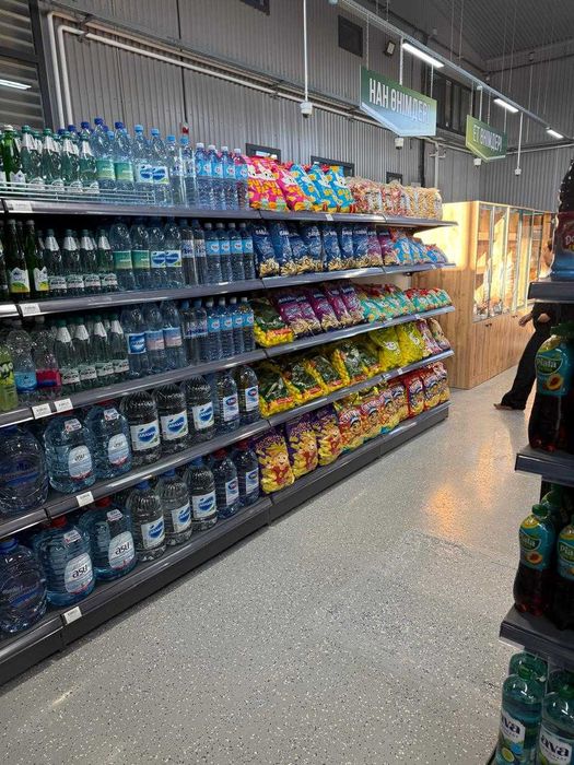 Стеллаж графит для склада и зала