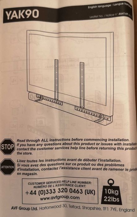 suport universal pentru soundbar pe TV