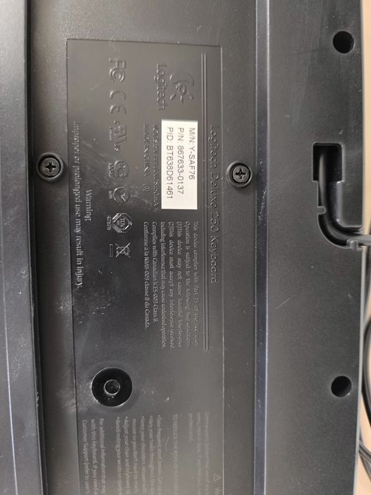 Клавиатура Logitech deluxe 250