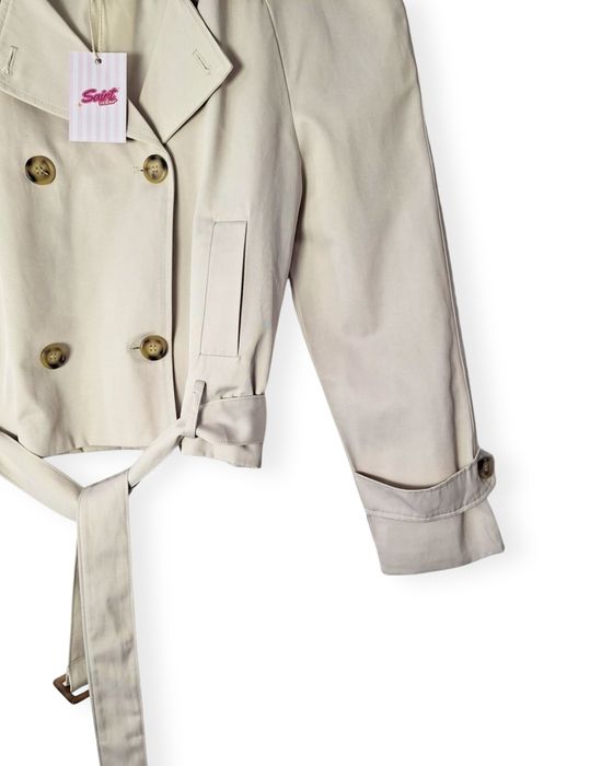 Trench scurt Saint Velour