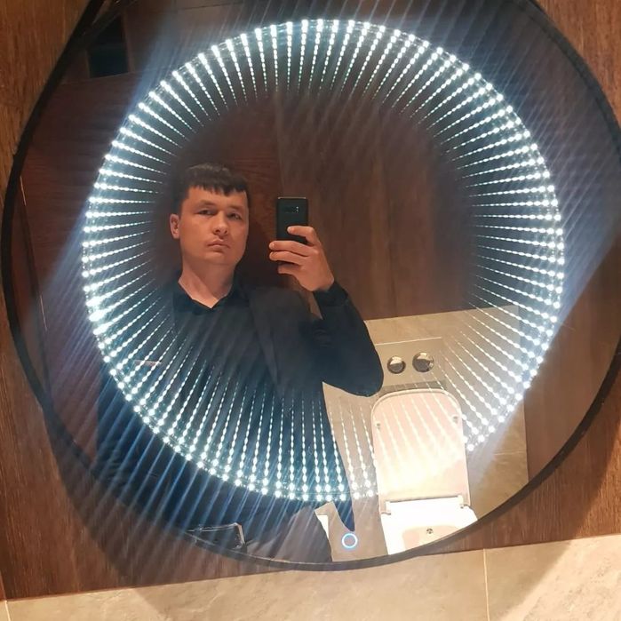 Парящая зеркала с LED подсветкой!