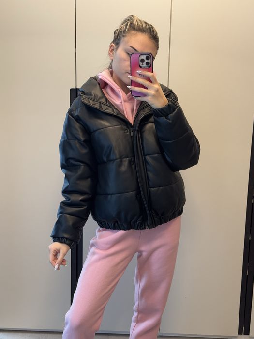 Зимно кожено яке DKNY