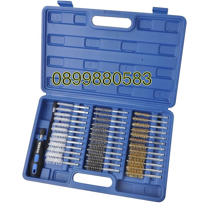 Комплект четки за почистване на цилиндри, втулки, тръби 38ч Hawek