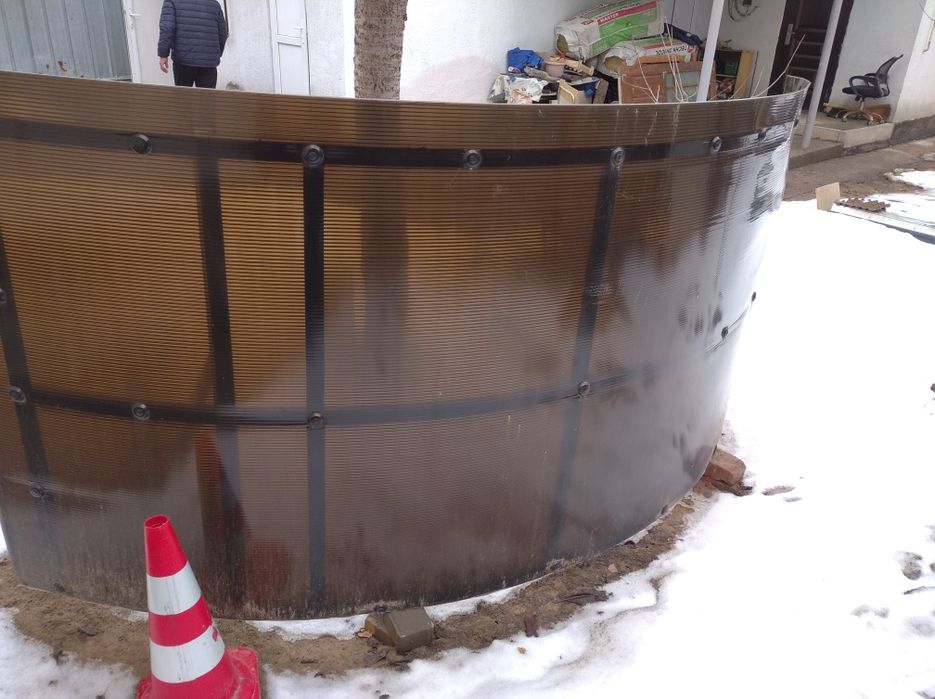 Козырек, новый,из поликарбоната