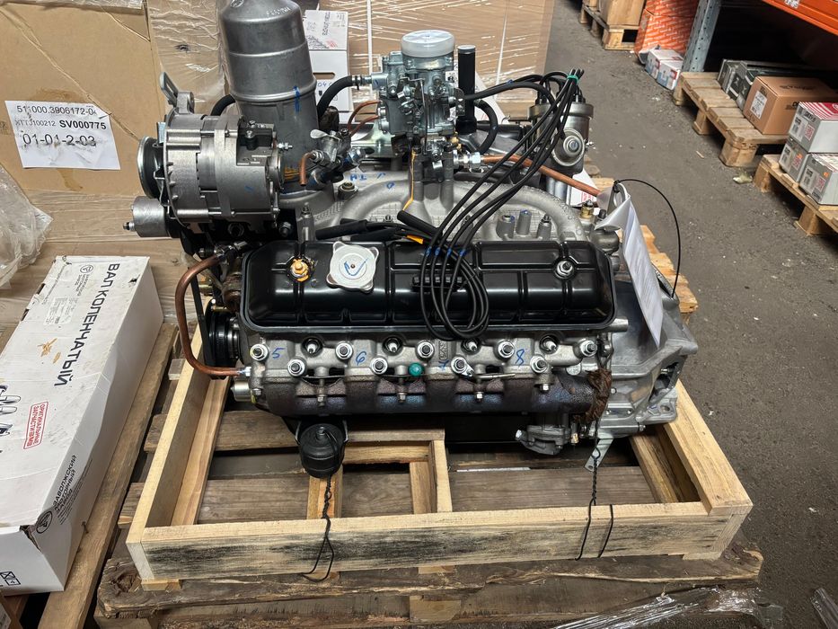 Двигатель на ГАЗ-53 заводской