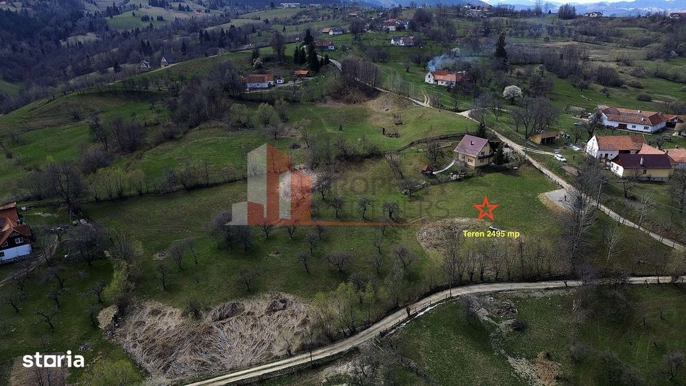 Teren 2.495 Mp | Bran – Sohodol | Vedere Panoramică Spre Bucegi
