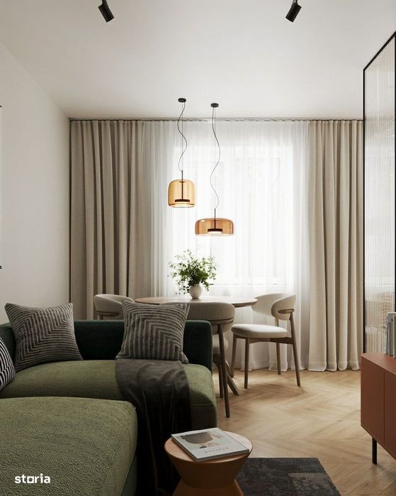 Apartament 3 camere, 2 bai, dotari premium, bloc nou, dezvoltator