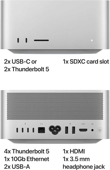 Apple Mac Studio, M3 Ultra 32-Core CPU / 80-Core GPU, 256GB, 8TB SSD
