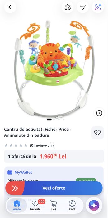 Jumper - Centru activitati Fisher Price