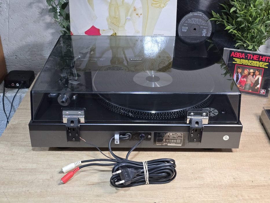Pick-up FISHER MT-6221, direct drive, vintage hi-fi audio retro