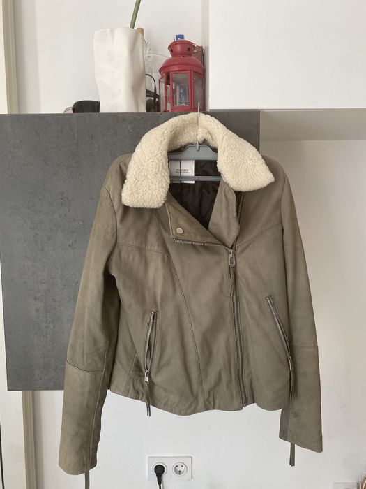 Кожено яке mango