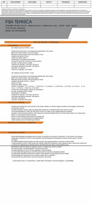 Kit frizerie aproape nou