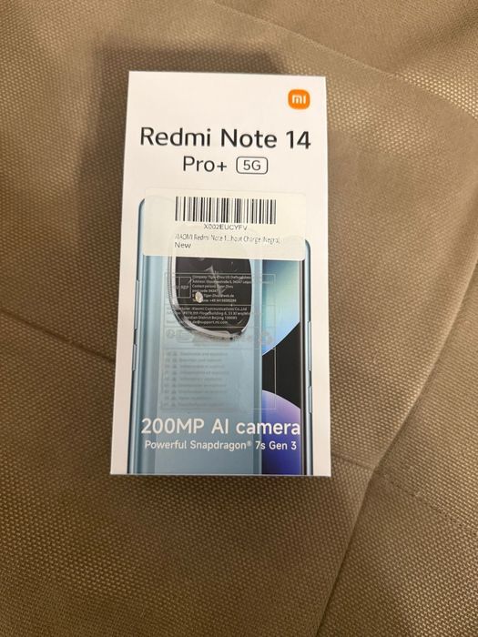 Redmi Note 14 Pro+ 5G Black 8/256 GB Sigilat