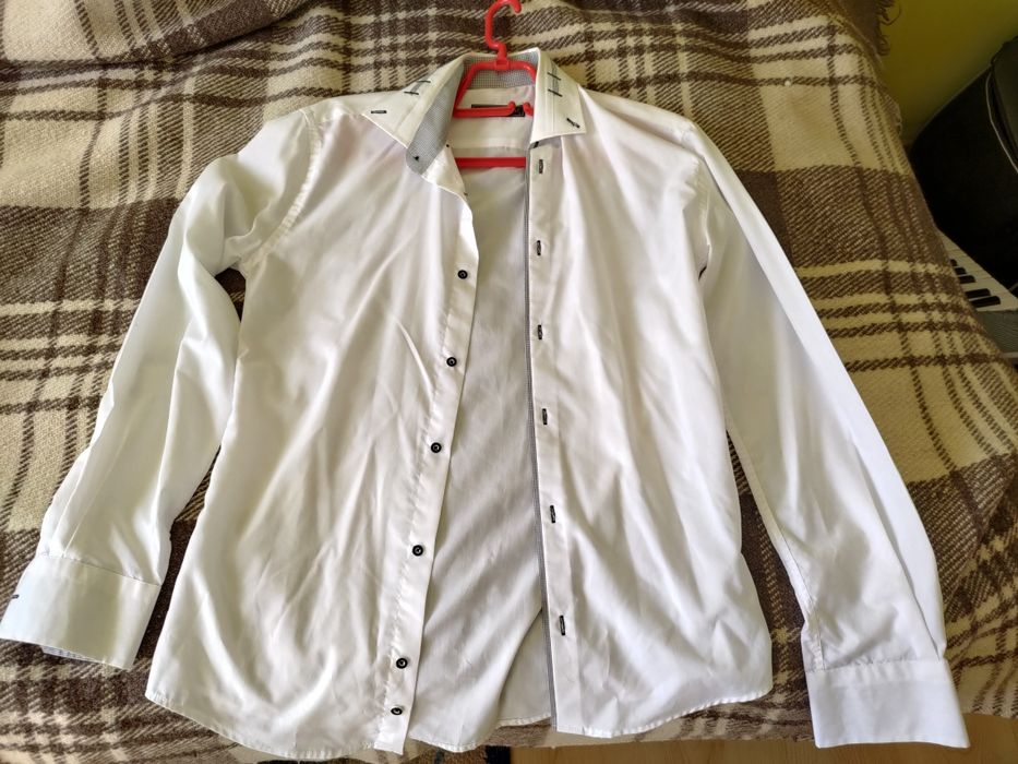 Абитуриентски или бизнес марков мъжки костюм Nikola Gioka  + подарък