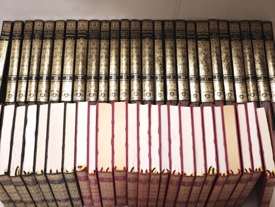 Set  Complet,Civilizații Istorisite, Moderne, Prietenii Cartii, Cartonat, Lux, 52 vol, Will Durant
