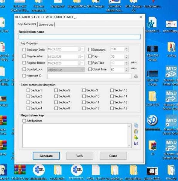 Exocad 3.2, Real guide 5.4, 3Shape 2024 Unite