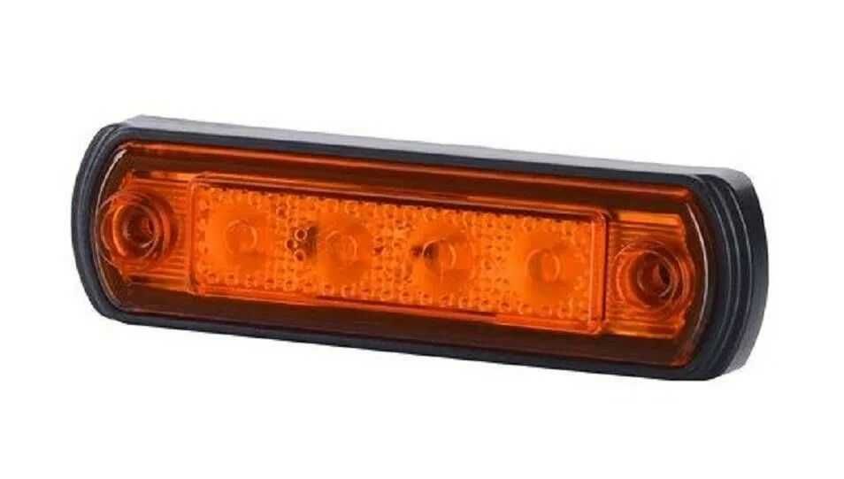 1 бр. LED Лед габарити за РОЛБАР 12-24V с 4 SMD диода 3 цвята , Полша