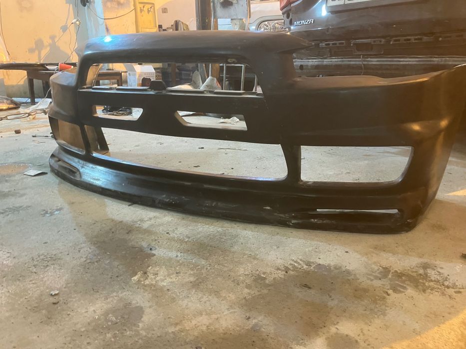 Кастомный передний бампер на Lancer 10