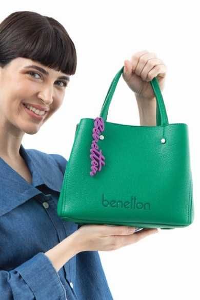 Чанта дамска Benetton BNT-1507-GRN. Нов модел.