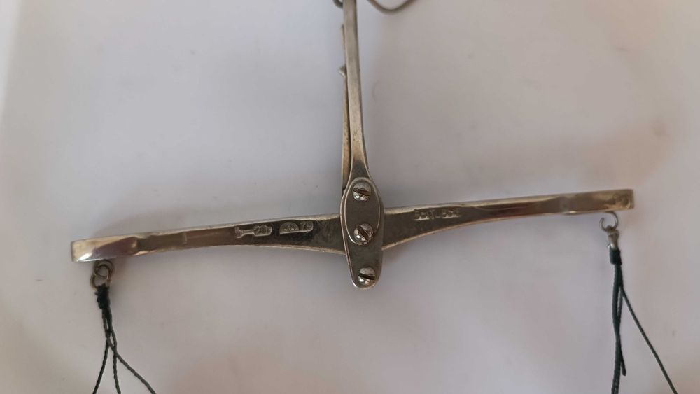 Малка везна с теглилки - бижутерска - Сделано в СССР