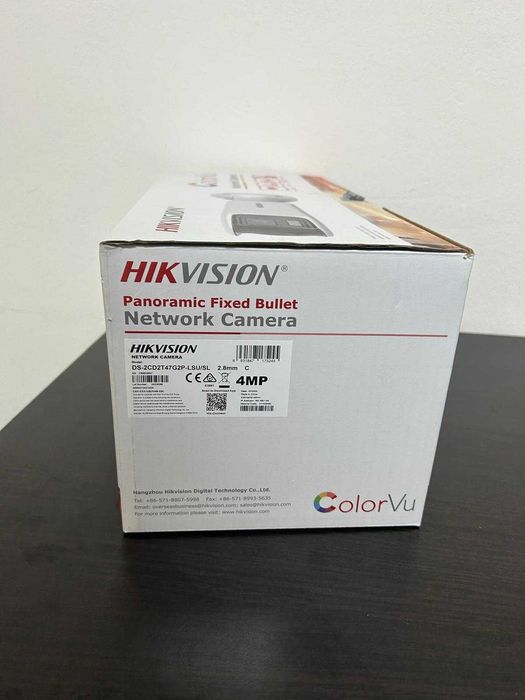 ColorVu - Camera IP 4MP, lentila 2.8mm, Panoramic view 180gr, WL 40m, Audio - HIKVISION DS-2CD2T47G2P-LSU-SL-2.8mm