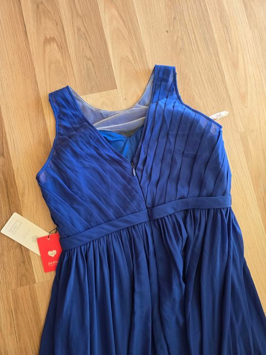 Официална тъмно синя рокля