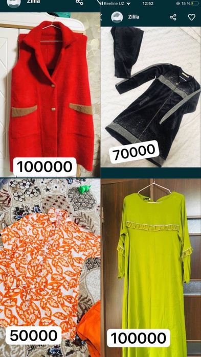 Ayollar kiyimi hammasi sotiladi