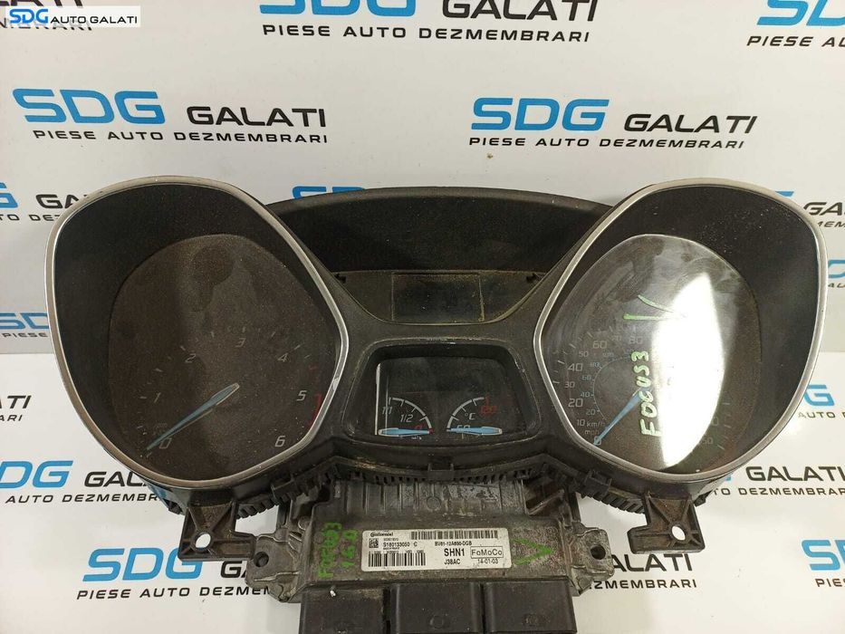 Kit Pornire ECU Calculator Motor Cip Cheie Cititor Cheie si Modul Confort Confort Ford Focus 3 1.6 TDCI 2010 - 2018 Cod BV61-12A650-DGB BM5T-10849-BDG [L1997]