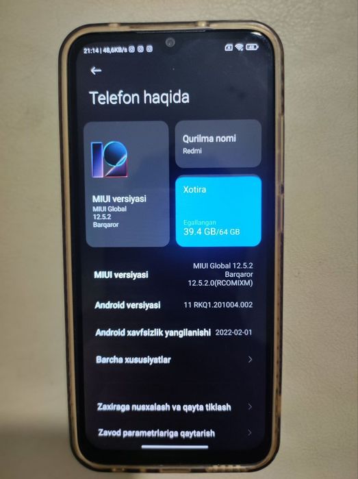 Redmi note 8  global