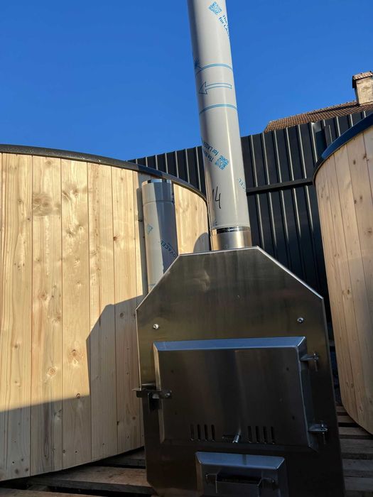 Ciubăr Premium din Fibră de Sticlă 5-6 Persoane | Aeromasaj