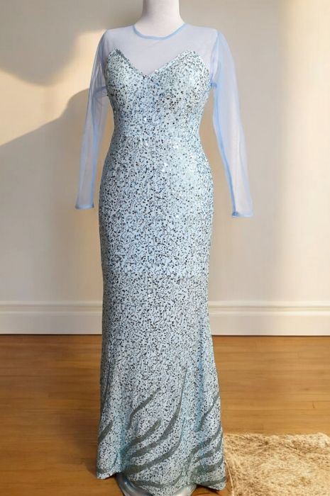 Elsa frozen rochie femei costum fantezie animatori S-M/M-L made în Ro.