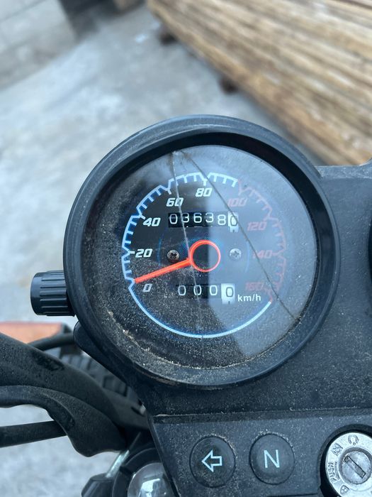 мотоцикл на ходу