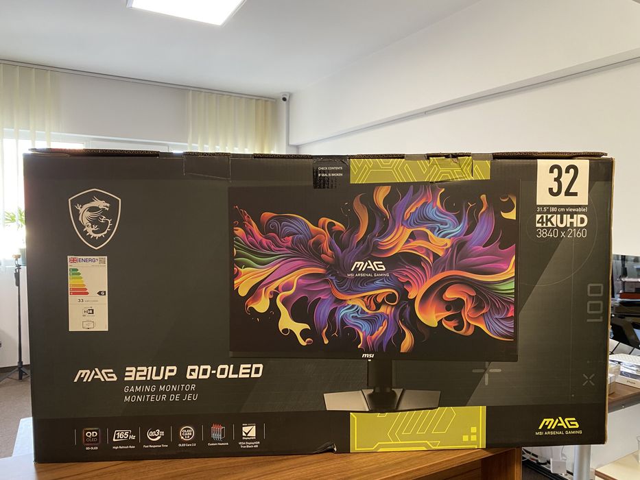 Gaming Monitor / MAG 321UP QD-OLED / 32 Inch / Nou Sigilat