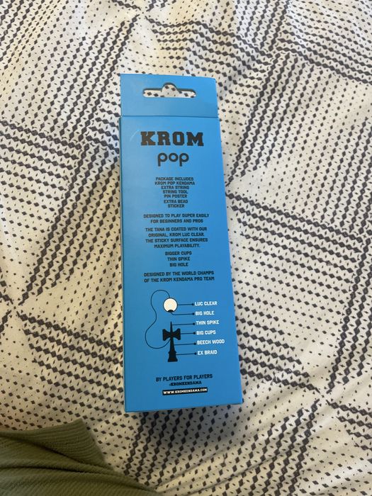 Vand kendama krom pop albastra