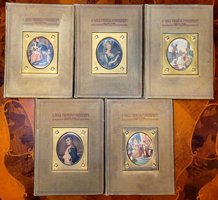 Set cărți vechi – A Nagy Francia Forradalom és Napóleon (5 volume)