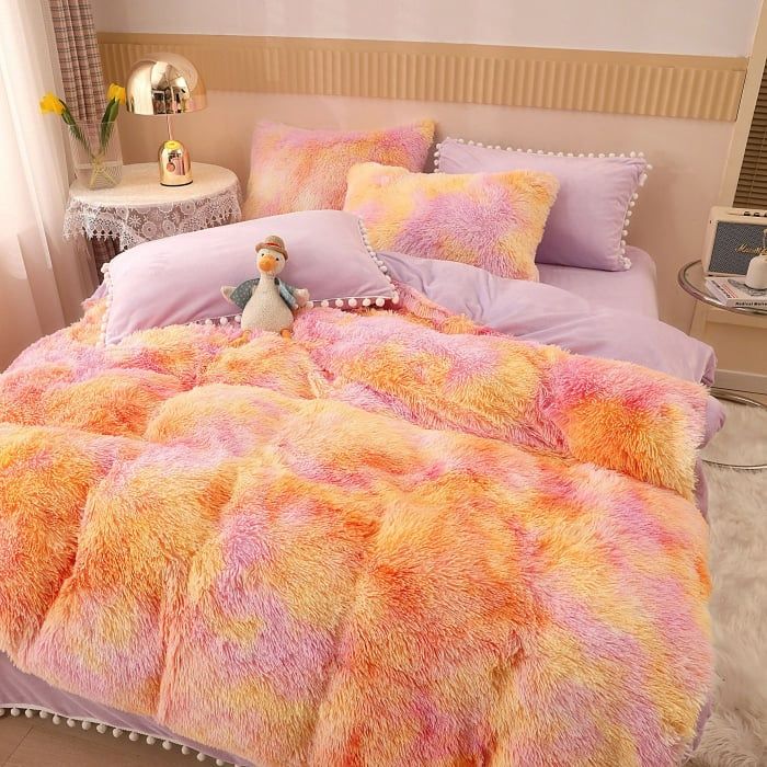 Lenjerii 6piese FLUFFY cu ciucuri