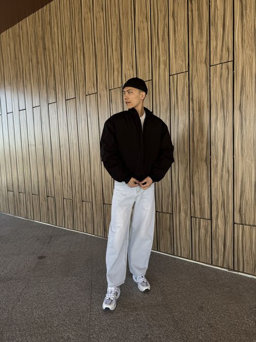 Куртка Бомбер черный весенний