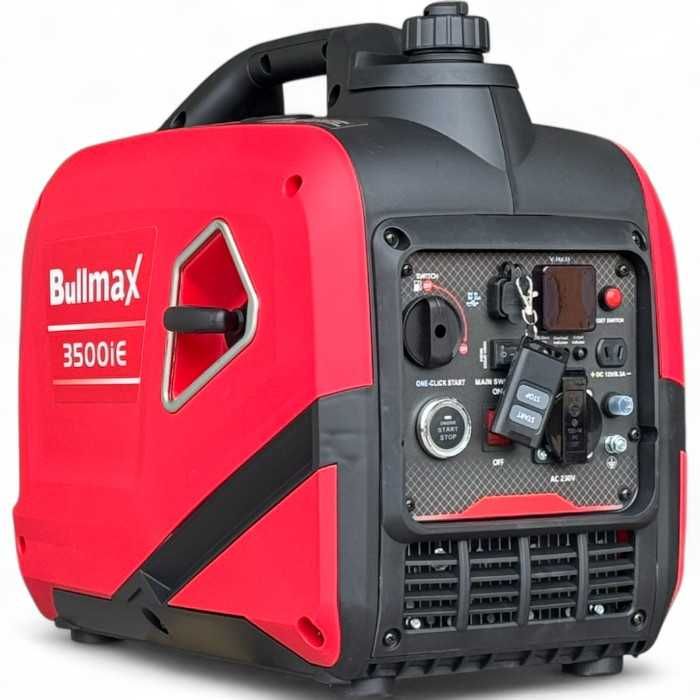 Инверторен обезшумен генератор за ток Bullmax 3500i,3.2kW, чиста синус