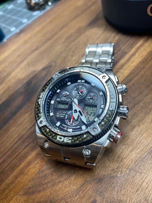 Citizen Promaster Eco Drive Radio Controled JY0075-54E ca nou!