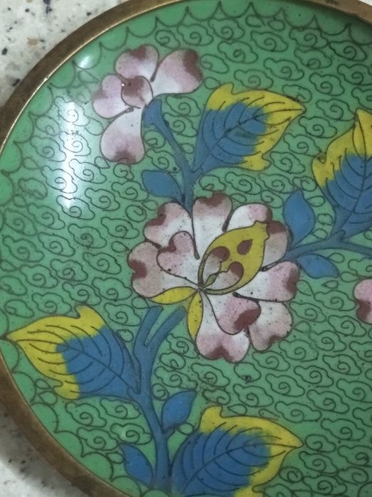 Декоративное блюдце/розетка клуазоне Китай