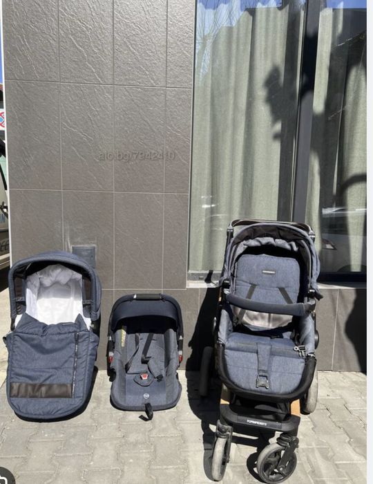 Бебешка количка Foppapedretti Iwood 3в1