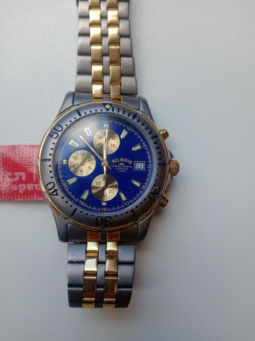 Vintage титаниев ръчен часовник