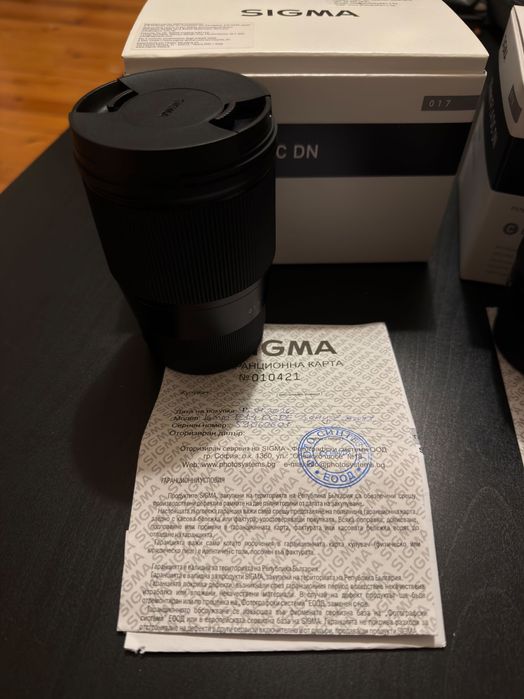 2 обектива Sigma f/1.4 DC DN Sony E - 16mm + 56mm