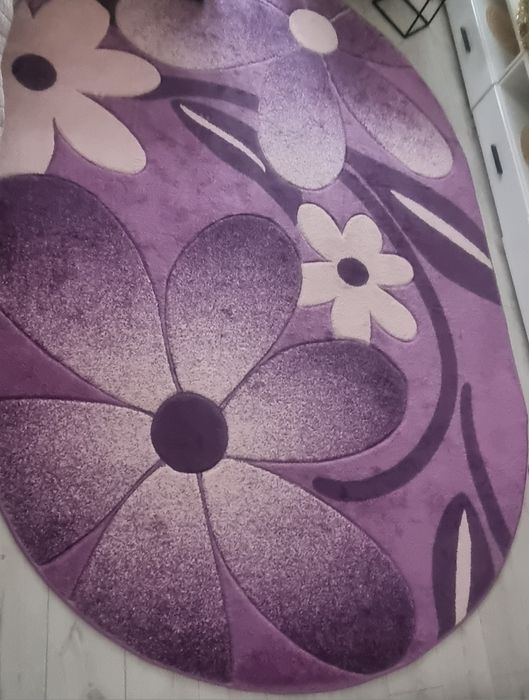 Covor  2/3 mov+două mochete