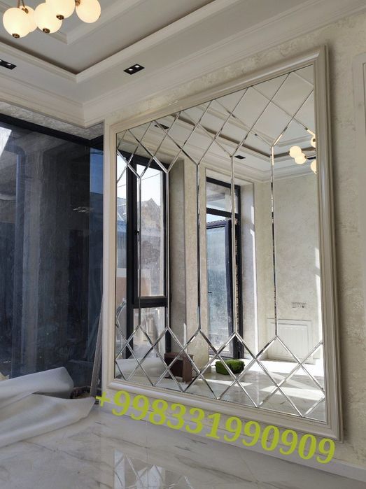 Ромбик Зеркало Тош Ойна кесиш хизматм.Стекло Витина