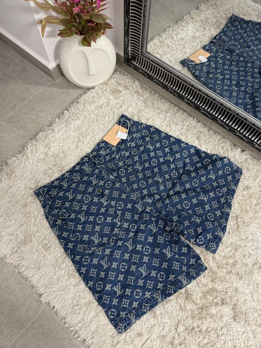 Blugi scurti Louis Vuitton colectie noua Premium