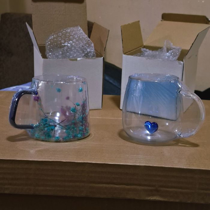 Новые подарочные кружки / цена за обе
