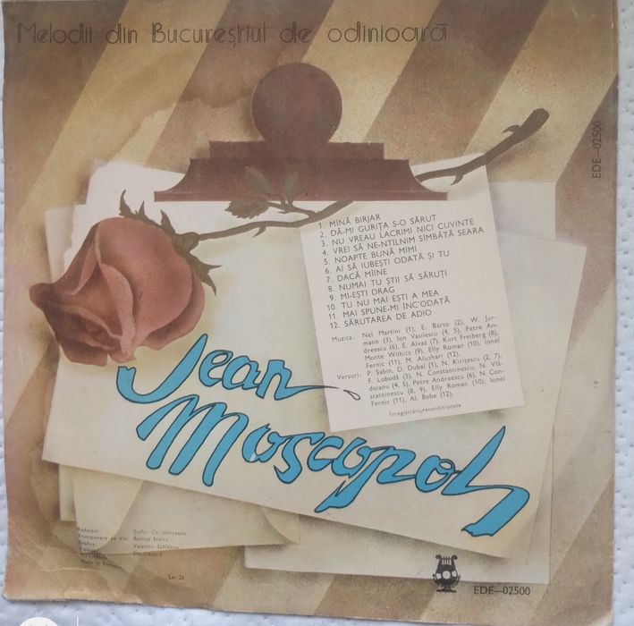 Jean Moscopol-Melodii din Bucurestiul de odinioara