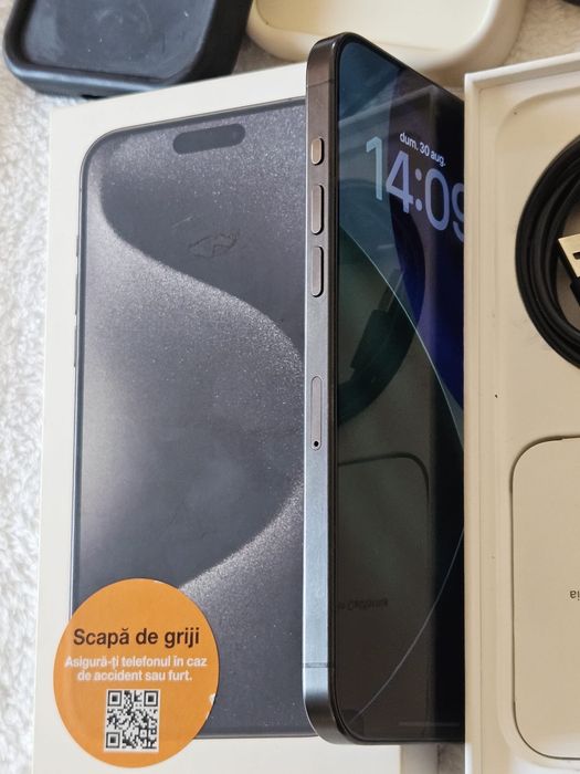iPhone 15  PRO MAX, 86%  bateria,,256 Gb, stare excelenta