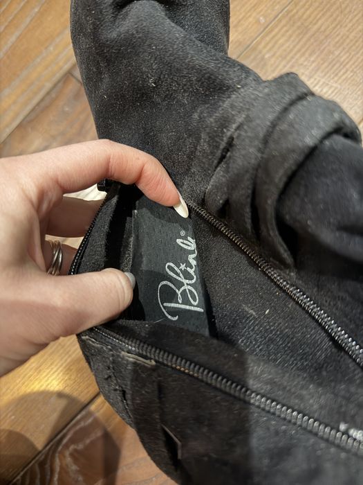 Ботфорты замшевые Blink